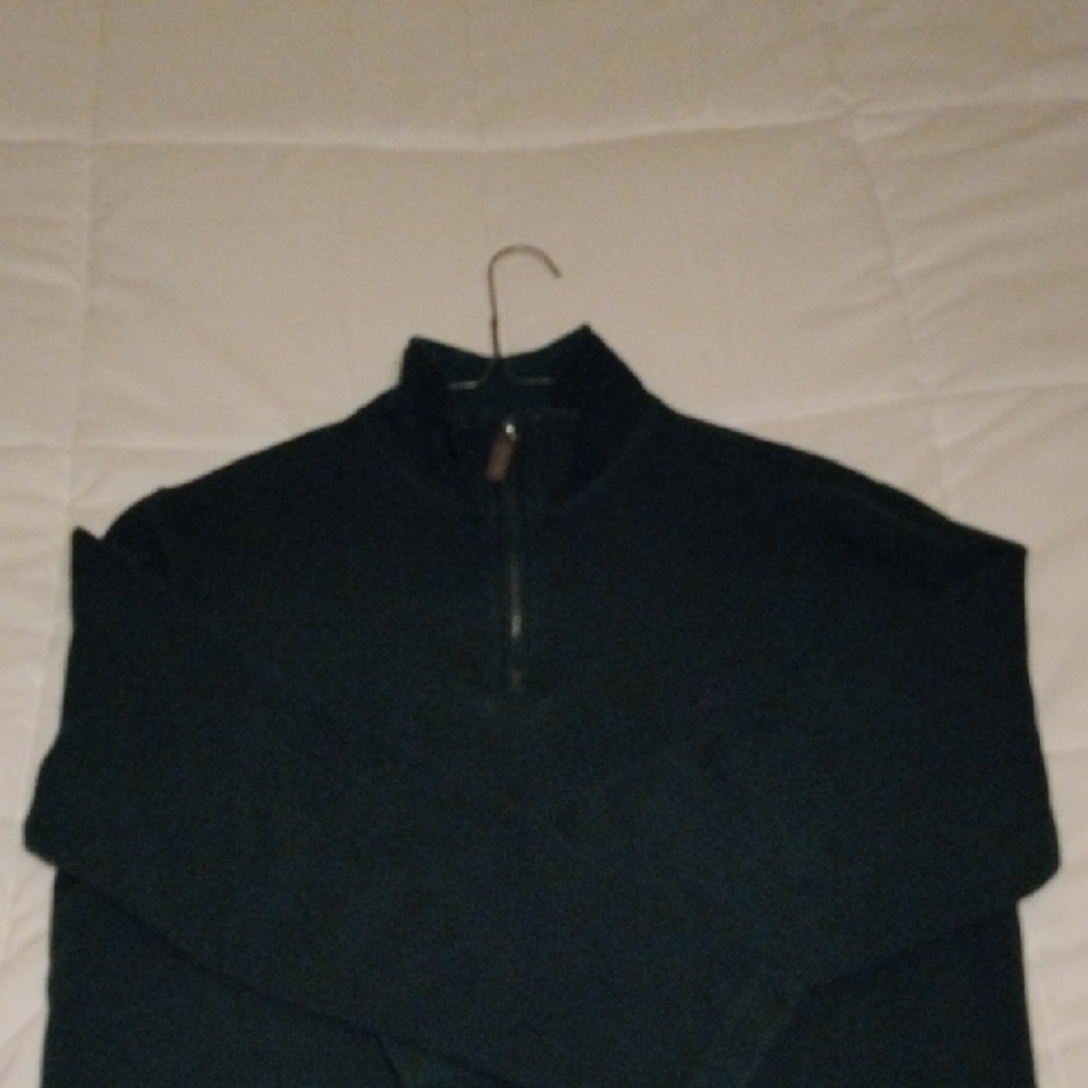 Chaps Men's Crewneck Sweater - Dark Green